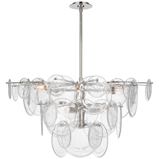 Visual Comfort Signature Canada - ARN 5450PN-CSG - Nine Light Chandelier - Loire - Polished Nickel