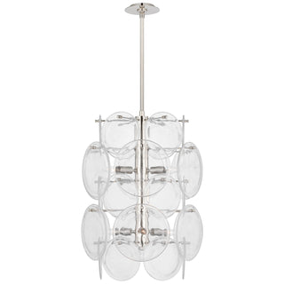 Visual Comfort Signature Canada - ARN 5451PN-CSG - Six Light Chandelier - Loire - Polished Nickel