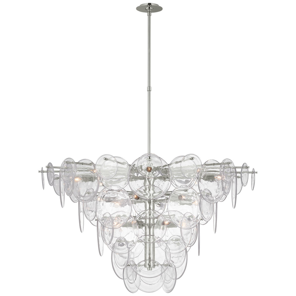 Visual Comfort Signature Canada - ARN 5454PN-CSG - LED Chandelier - Loire - Polished Nickel