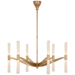 Visual Comfort Signature Canada - ARN 5470HAB-WG - LED Chandelier - Brenta - Hand-Rubbed Antique Brass