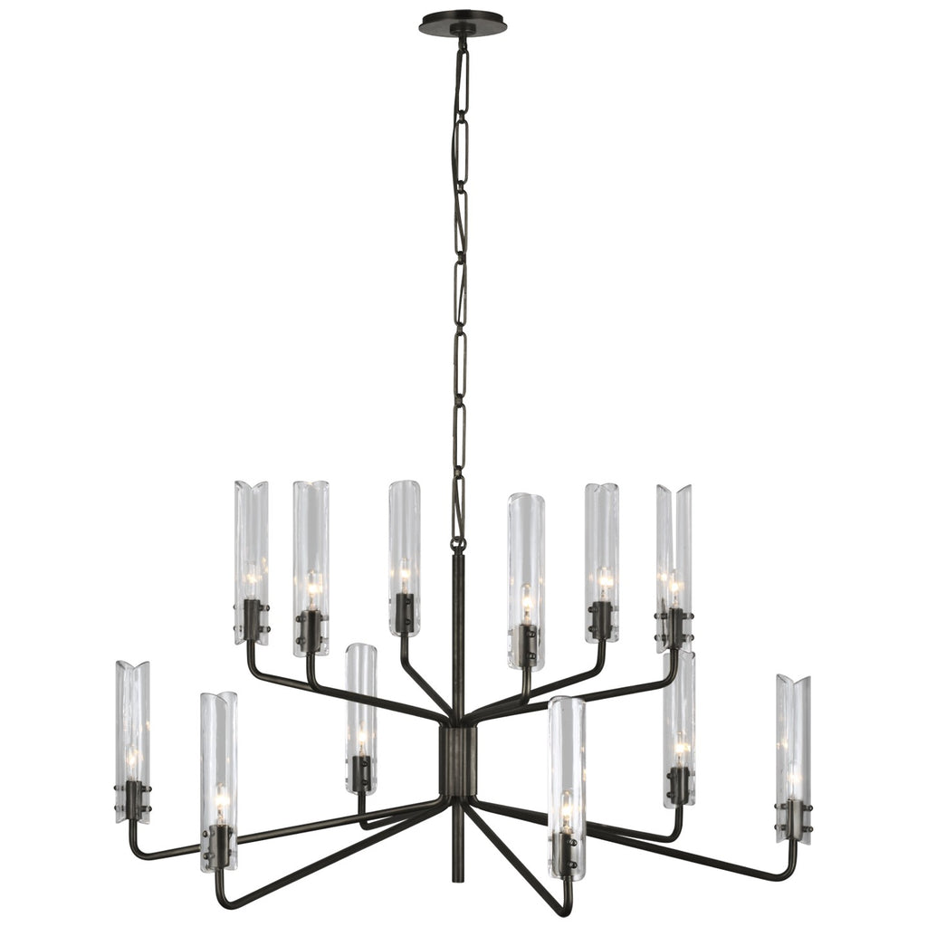Visual Comfort Signature Canada - ARN 5484BZ-CG - LED Chandelier - Casoria - Bronze