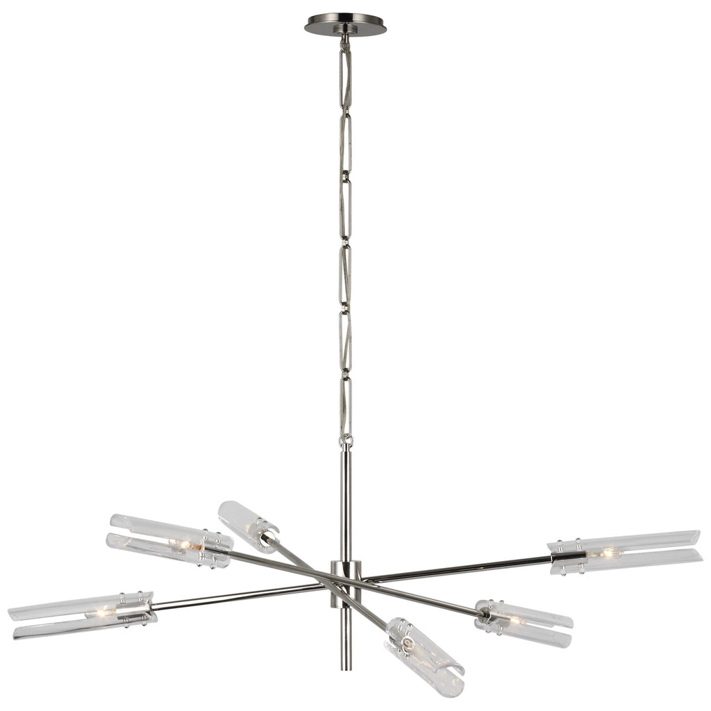 Visual Comfort Signature Canada - ARN 5488PN-CG - LED Chandelier - Casoria - Polished Nickel