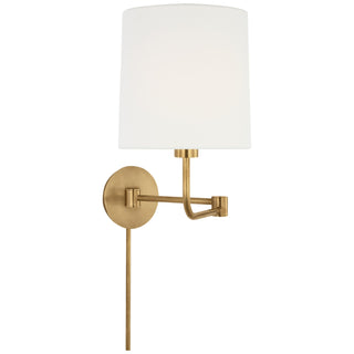 Visual Comfort Signature Canada - BBL 2095SB-L - LED Swing Arm Wall Light - Go Lightly - Soft Brass