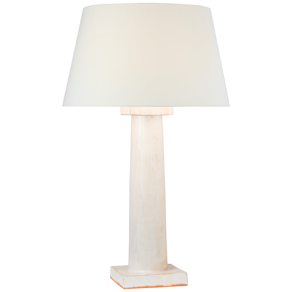 Visual Comfort Signature Canada - CHA 8605GWC-L - LED Table Lamp - Colonne - Glossy White Crackle