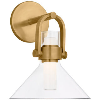 Visual Comfort Signature Canada - IKF 2452HAB-CG - LED Wall Sconce - Larkin - Hand-Rubbed Antique Brass