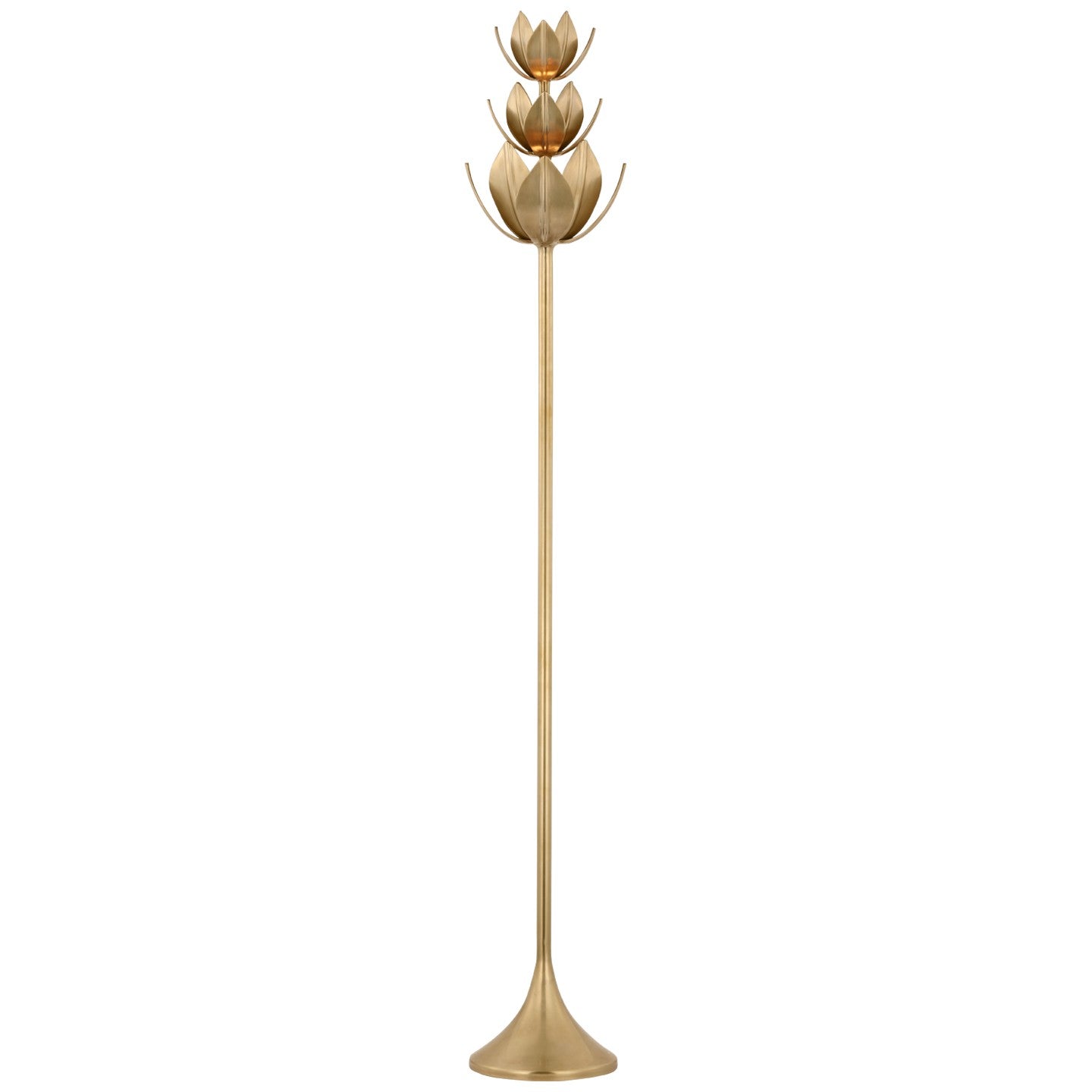Visual Comfort Signature Canada - JN 1003AB - LED Torchiere - Alberto - Antique-Burnished Brass
