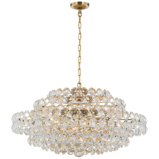 Visual Comfort Signature Canada - ARN 5120HAB-CG - 18 Light Chandelier - Sanger - Hand-Rubbed Antique Brass