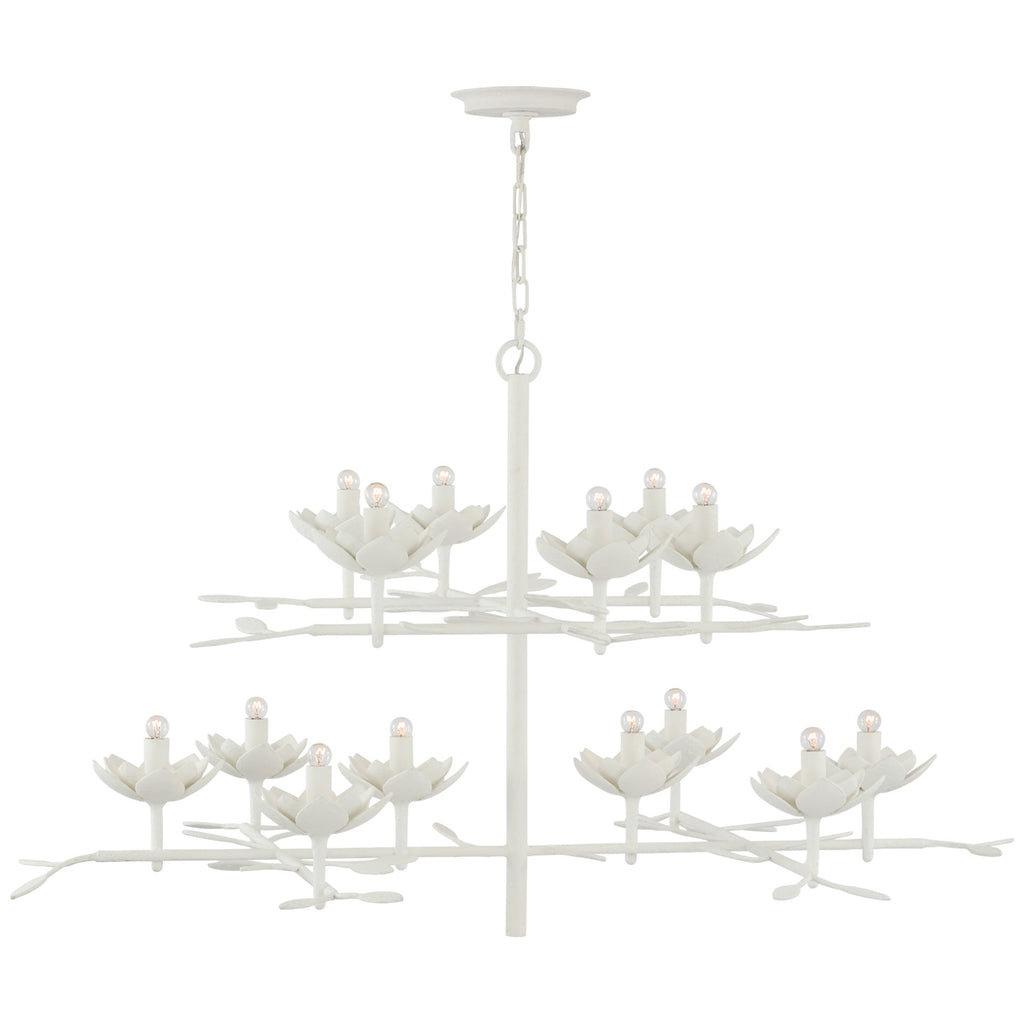 Visual Comfort Signature Canada - JN 5160PW - LED Chandelier - Clementine - Plaster White