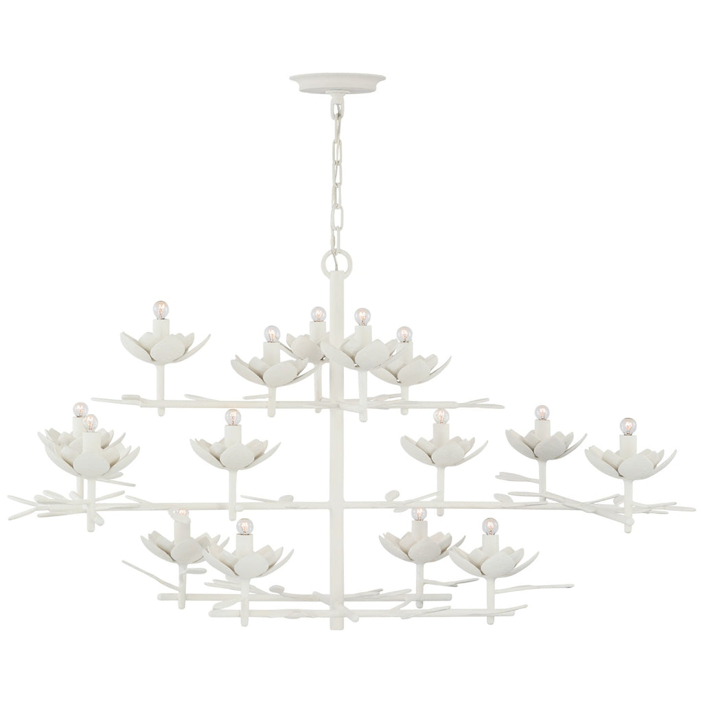 Visual Comfort Signature Canada - JN 5161PW - LED Chandelier - Clementine - Plaster White