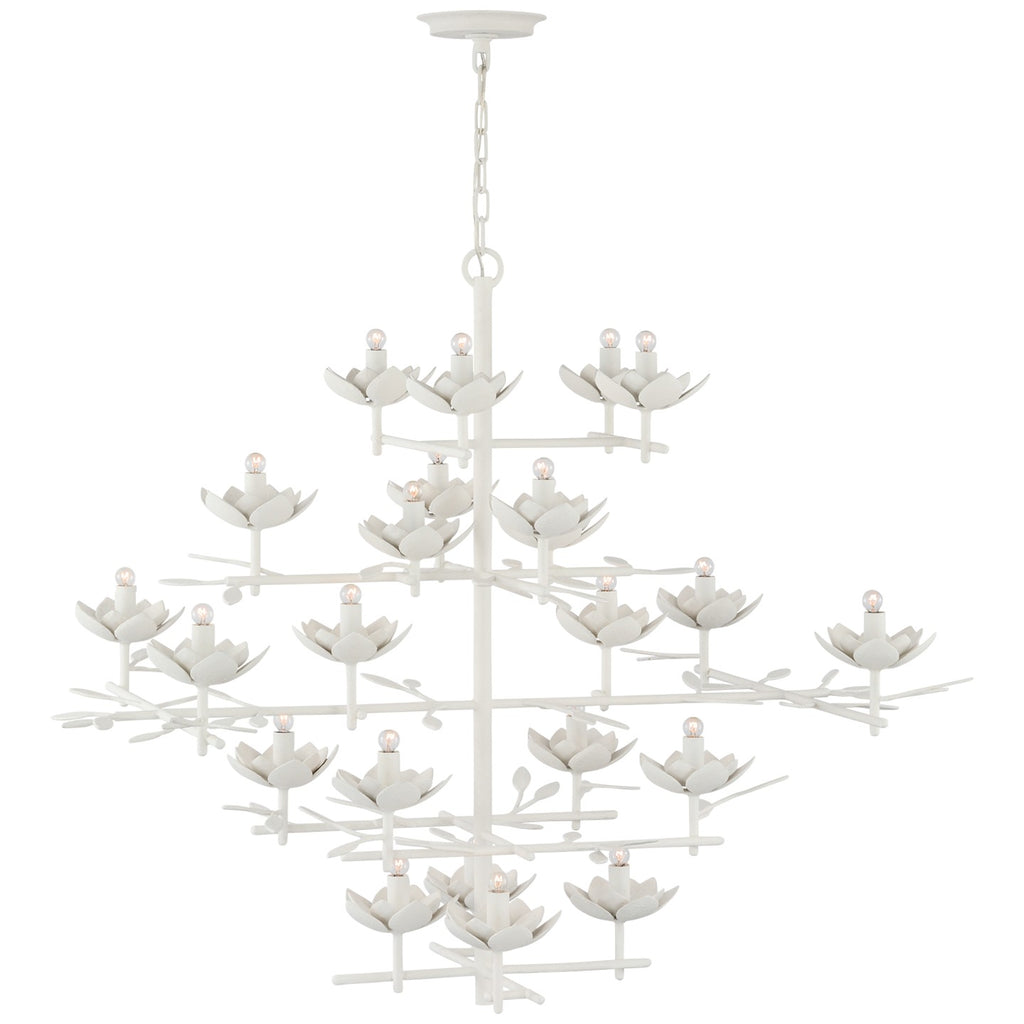 Visual Comfort Signature Canada - JN 5162PW - LED Chandelier - Clementine - Plaster White