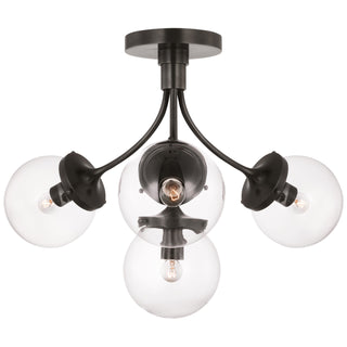 Prescott Four Light Semi Flush Mount