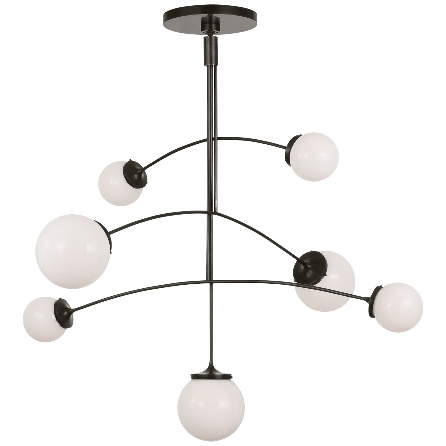 Visual Comfort Signature Canada - KS 5404BZ-WG - Four Light Chandelier - Prescott - Bronze