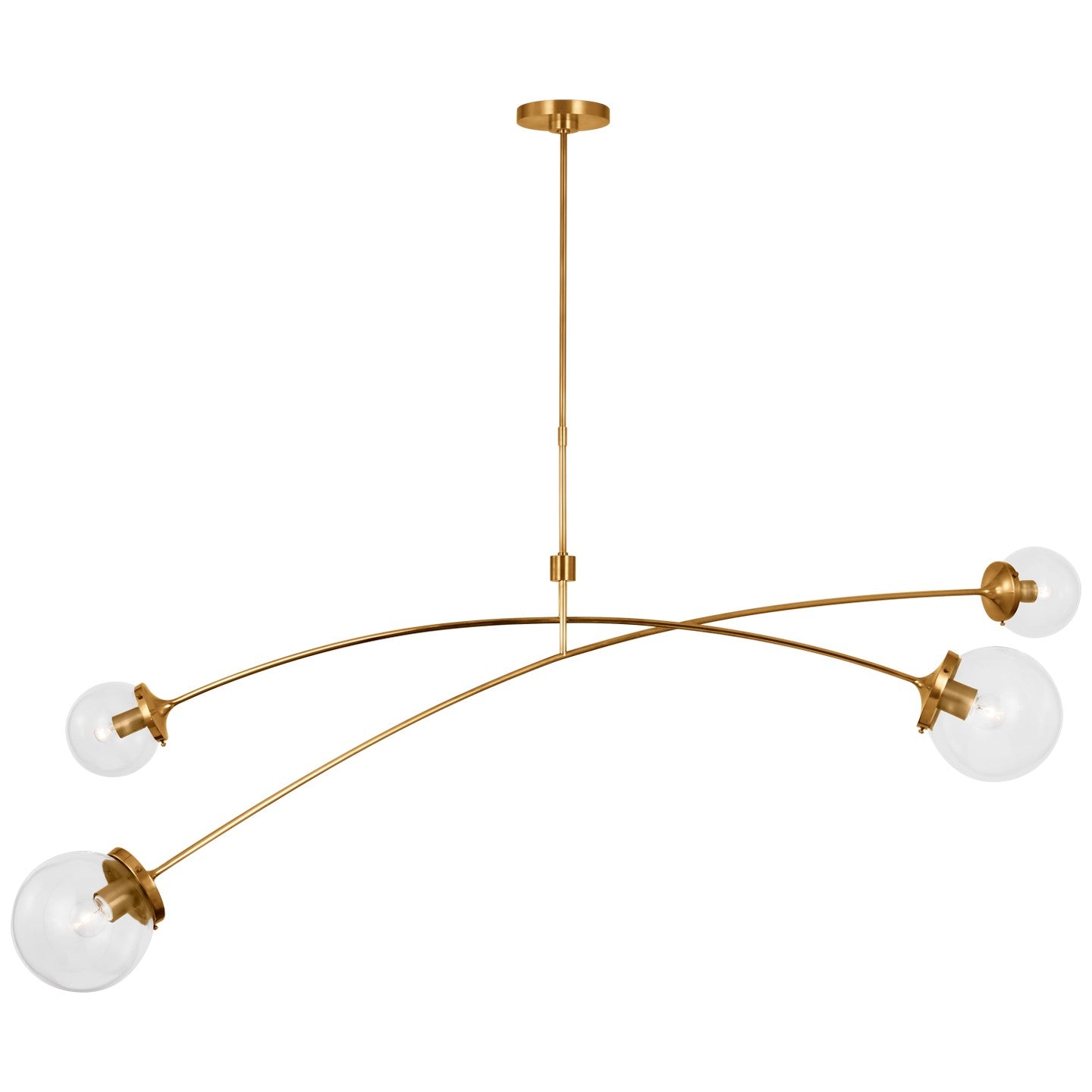 Visual Comfort Signature Canada - KS 5406SB-CG - LED Chandelier - Prescott - Soft Brass