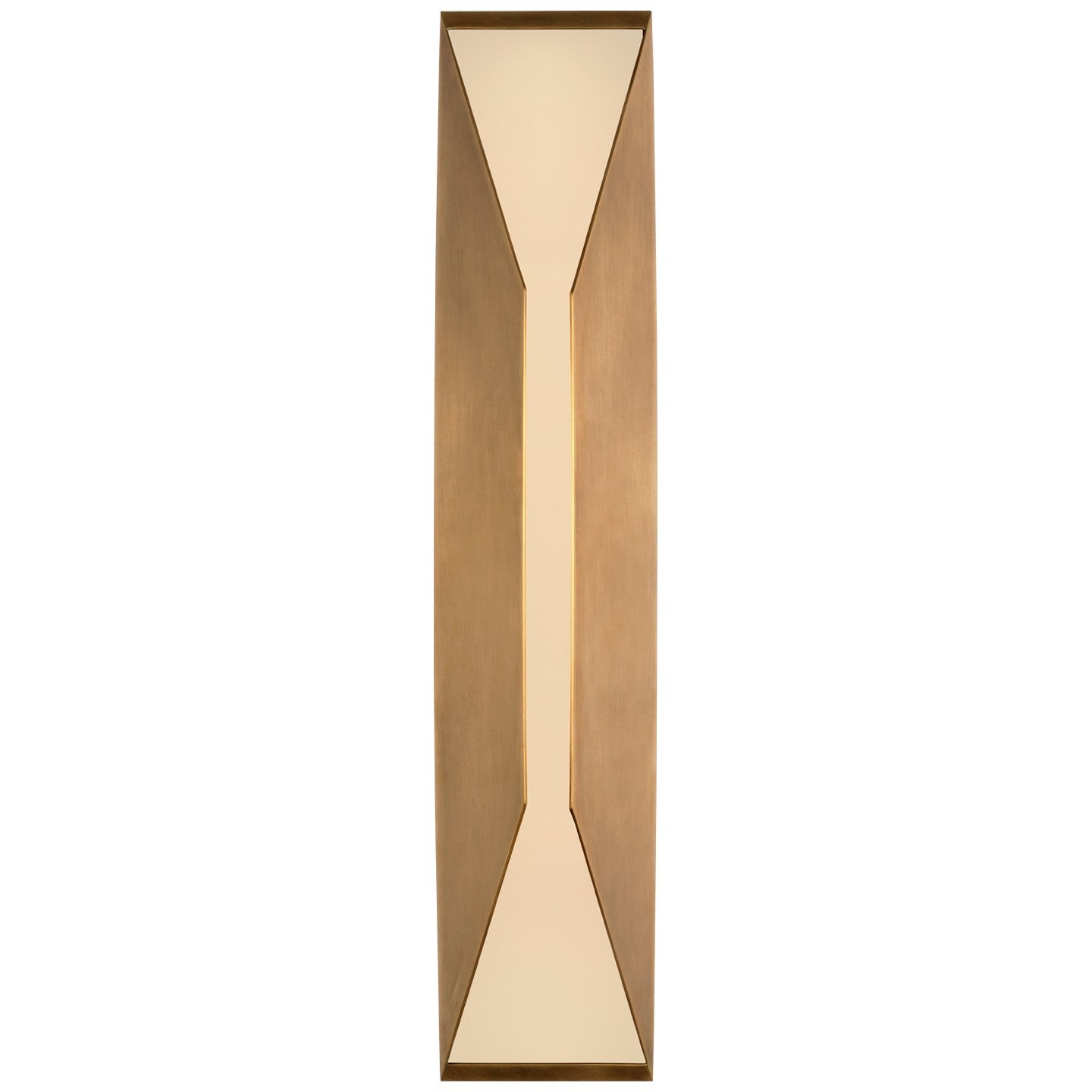Visual Comfort Signature Canada - KW 2723AB-FG - LED Outdoor Wall Sconce - Stretto - Antique-Burnished Brass