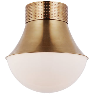 Visual Comfort Signature Canada - KW 4094AB-WG - LED Flush Mount - Precision - Antique-Burnished Brass