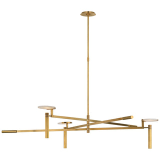 Visual Comfort Signature Canada - KW 5603AB-ALB - LED Chandelier - Melange - Antique-Burnished Brass