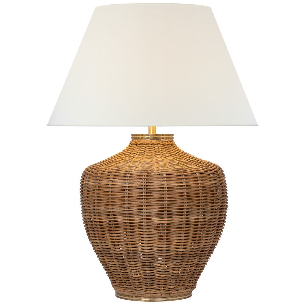 Visual Comfort Signature Canada - MF 3012NTW-L - LED Table Lamp - Evie - Natural Wicker