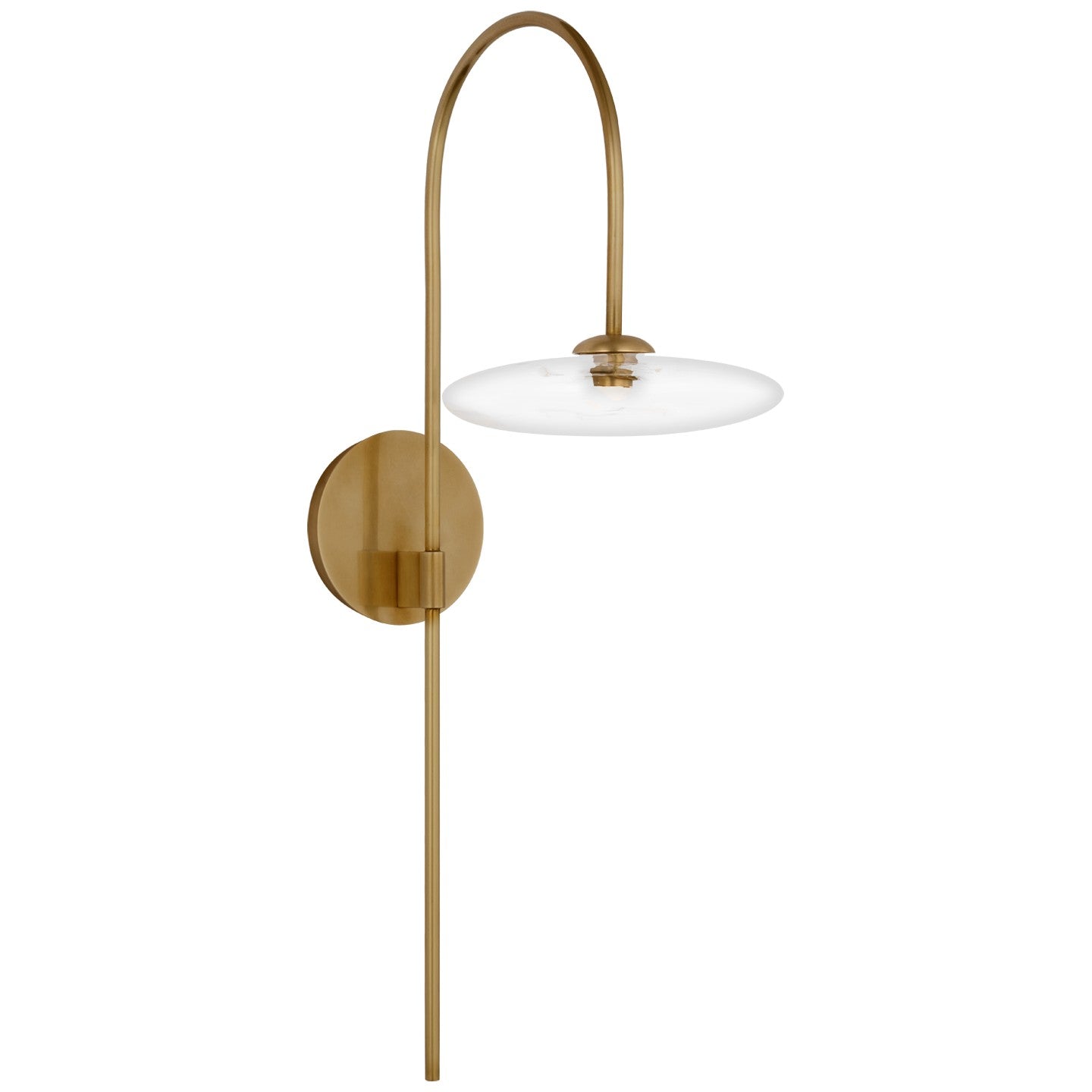 Visual Comfort Signature Canada - S 2692HAB-CG - LED Wall Sconce - Calvino - Hand-Rubbed Antique Brass