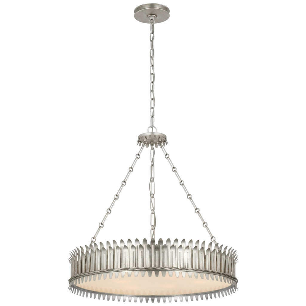 Visual Comfort Signature Canada - SK 5206BSL-FA - LED Chandelier - Leslie - Burnished Silver Leaf