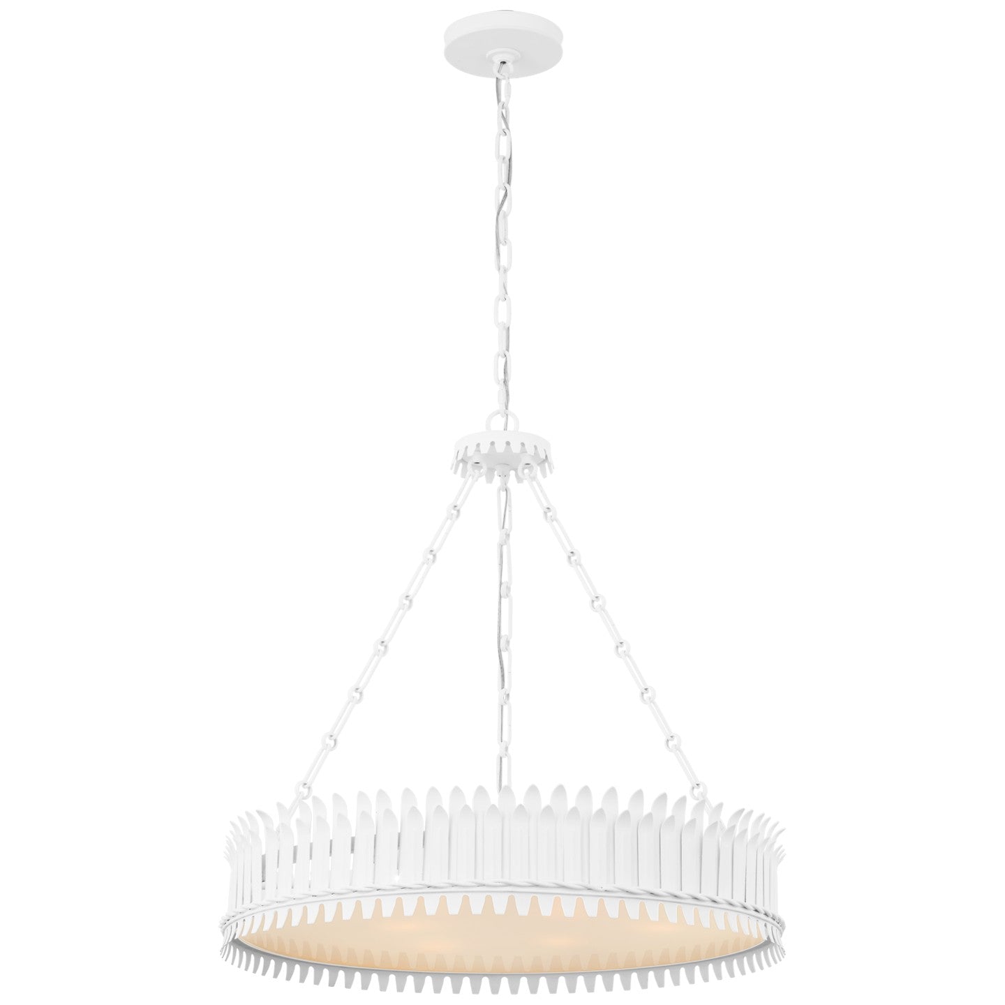 Visual Comfort Signature Canada - SK 5206PW-FA - LED Chandelier - Leslie - Plaster White
