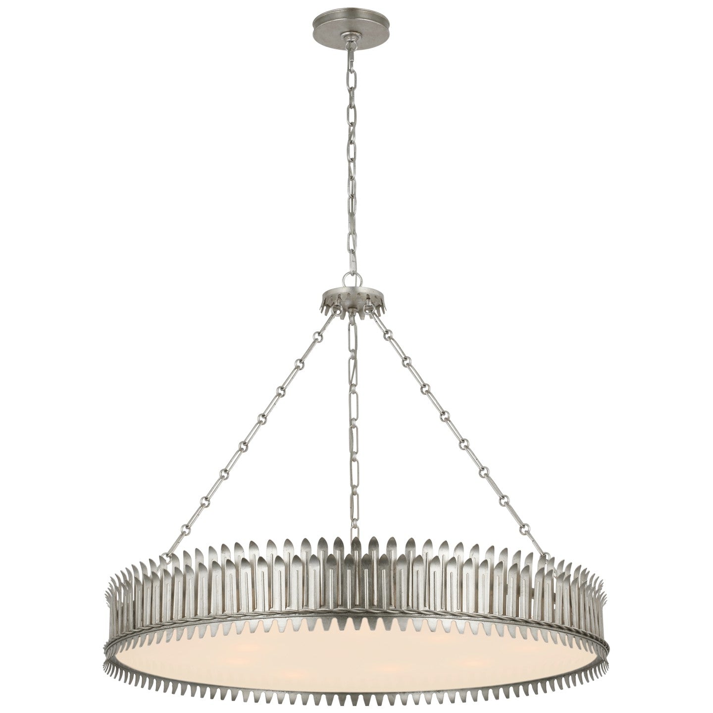 Visual Comfort Signature Canada - SK 5207BSL-FA - LED Chandelier - Leslie - Burnished Silver Leaf