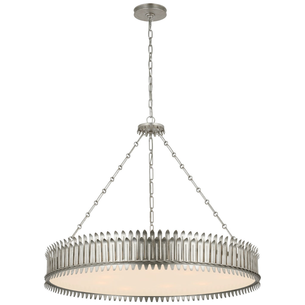 Visual Comfort Signature Canada - SK 5207BSL-FA - LED Chandelier - Leslie - Burnished Silver Leaf