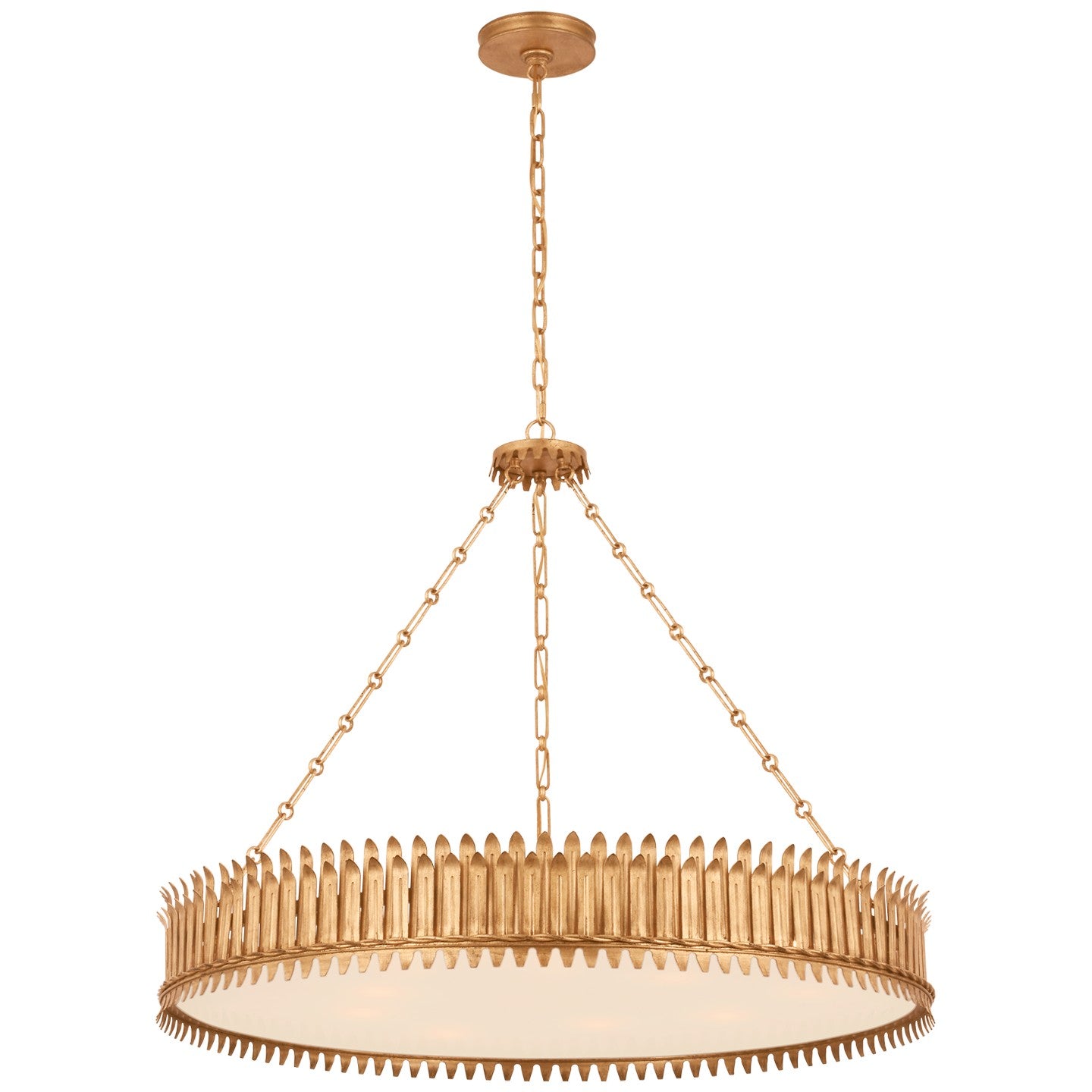 Visual Comfort Signature Canada - SK 5207GI-FA - LED Chandelier - Leslie - Gilded Iron
