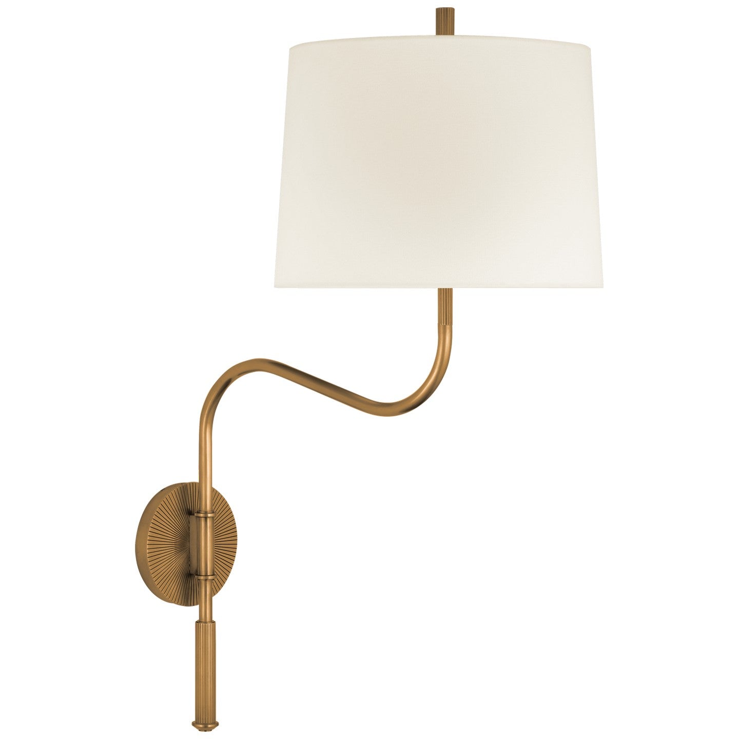 Visual Comfort Signature Canada - TOB 2351HAB-L - LED Swinging Wall Light - Canto - Hand-Rubbed Antique Brass