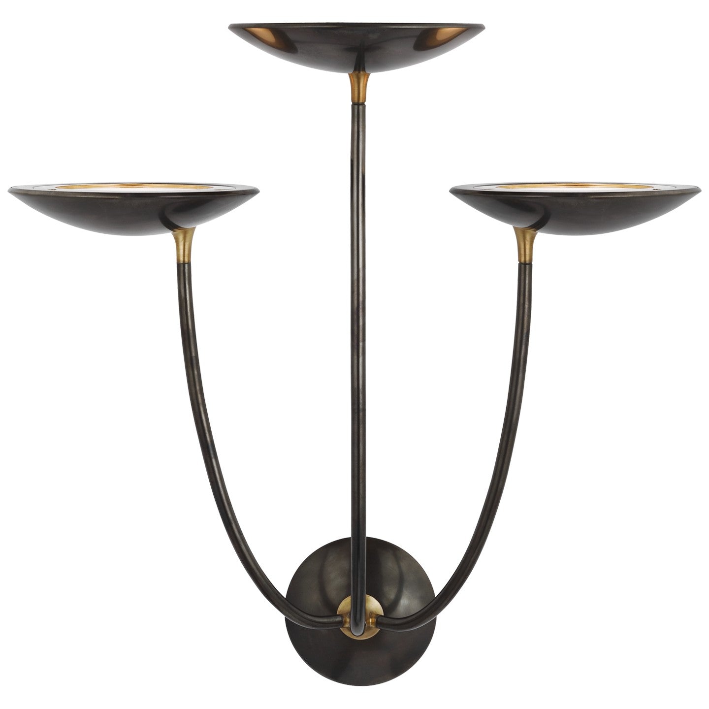 Visual Comfort Signature Canada - TOB 2785BZ/HAB - LED Wall Sconce - Keira - Bronze and Hand-Rubbed Antique Brass
