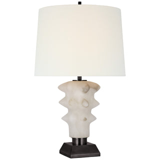 Visual Comfort Signature Canada - TOB 3552ALB/BZ-L - LED Table Lamp - Luxor - Alabaster and Bronze