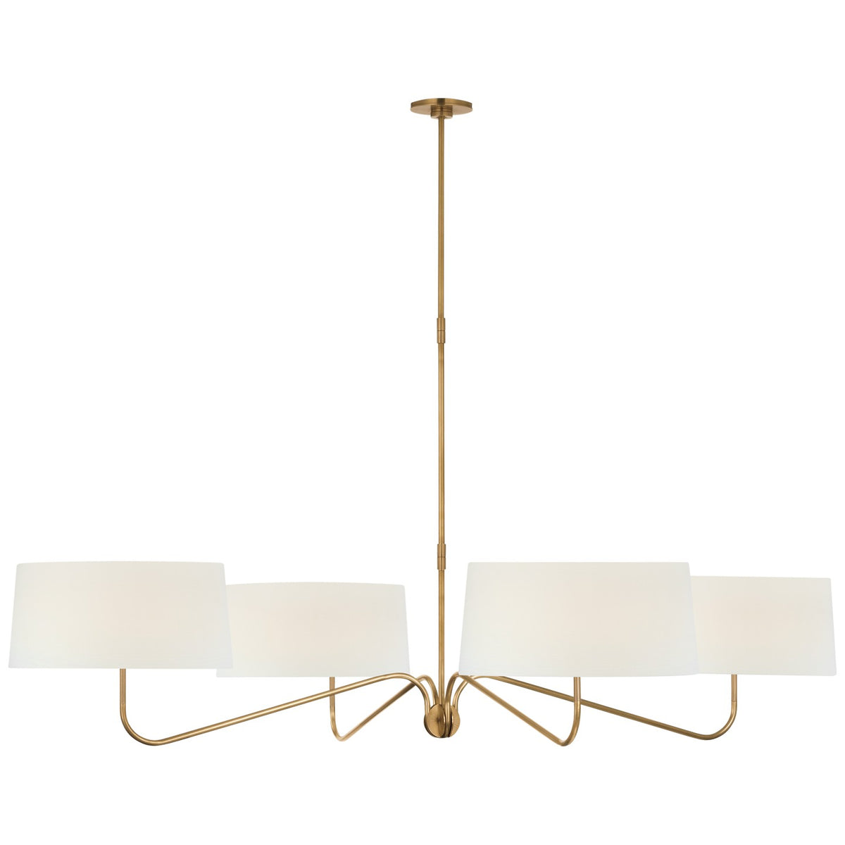 Visual Comfort Signature Canada - TOB 5350HAB-L - LED Chandelier - Canto - Hand-Rubbed Antique Brass
