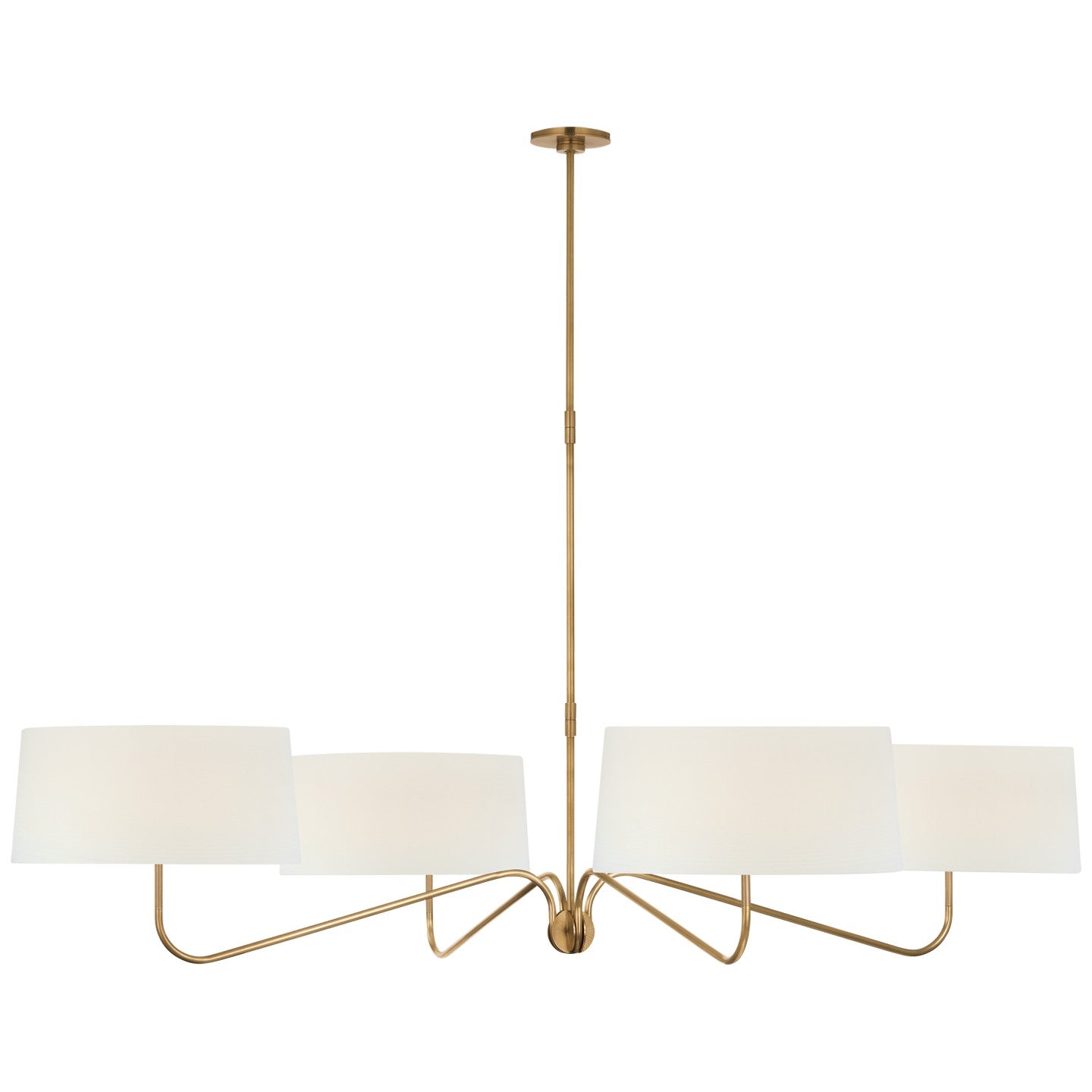 Visual Comfort Signature Canada - TOB 5350HAB-L - LED Chandelier - Canto - Hand-Rubbed Antique Brass