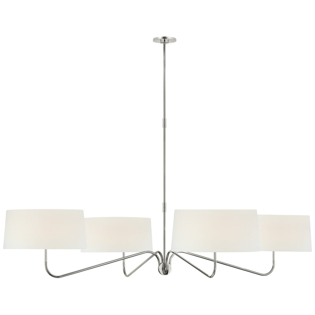 Visual Comfort Signature Canada - TOB 5350PN-L - LED Chandelier - Canto - Polished Nickel