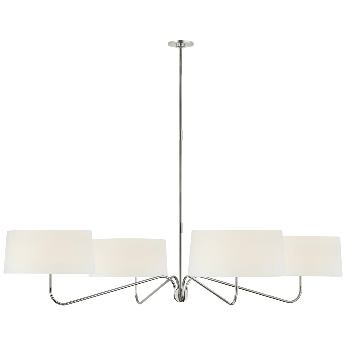 Visual Comfort Signature Canada - TOB 5350PN-L - LED Chandelier - Canto - Polished Nickel