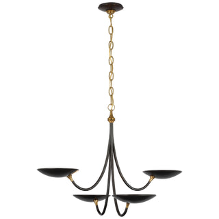 Visual Comfort Signature Canada - TOB 5780BZ/HAB - LED Chandelier - Keira - Bronze and Hand-Rubbed Antique Brass