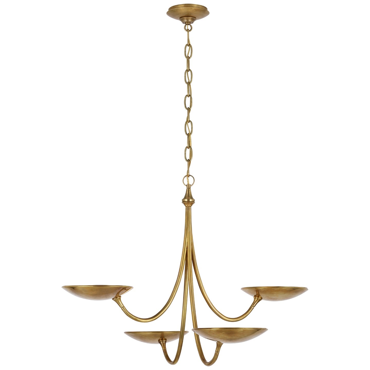 Visual Comfort Signature Canada - TOB 5780HAB - LED Chandelier - Keira - Hand-Rubbed Antique Brass