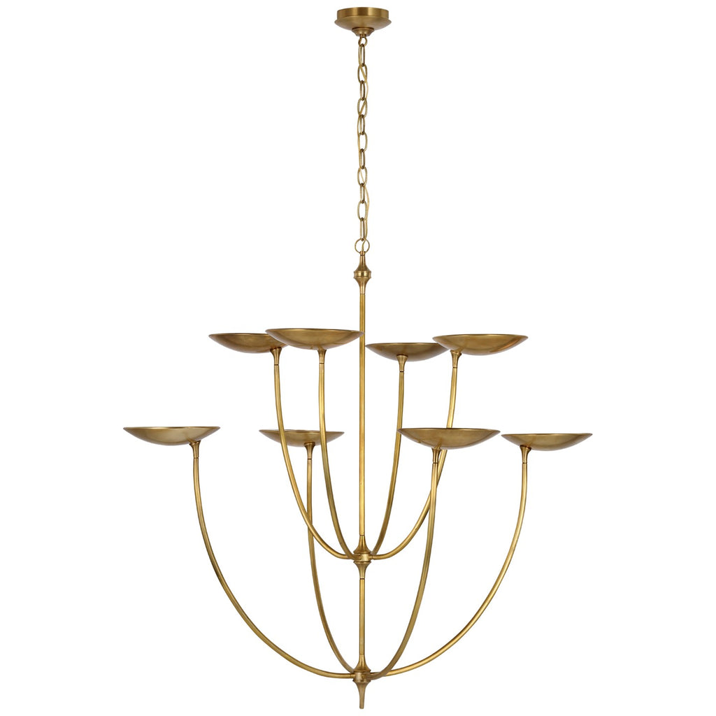 Visual Comfort Signature Canada - TOB 5785HAB - LED Chandelier - Keira - Hand-Rubbed Antique Brass