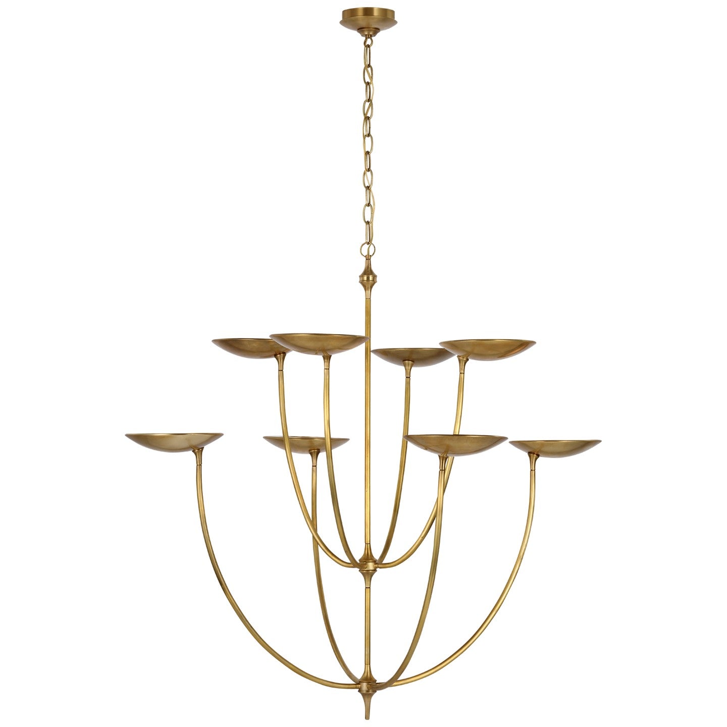 Visual Comfort Signature Canada - TOB 5785HAB - LED Chandelier - Keira - Hand-Rubbed Antique Brass