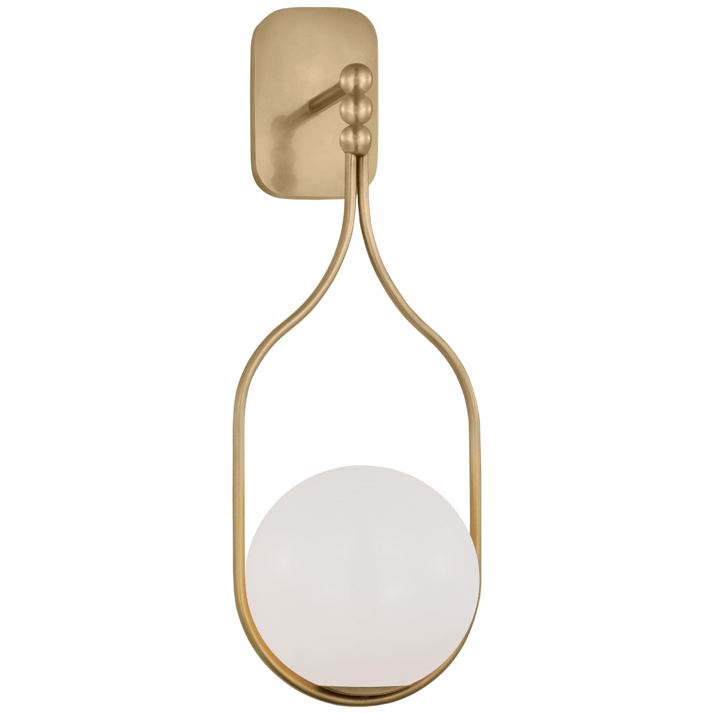 Visual Comfort Signature Canada - WS 2020HAB-WG - LED Wall Sconce - Jodo - Hand-Rubbed Antique Brass