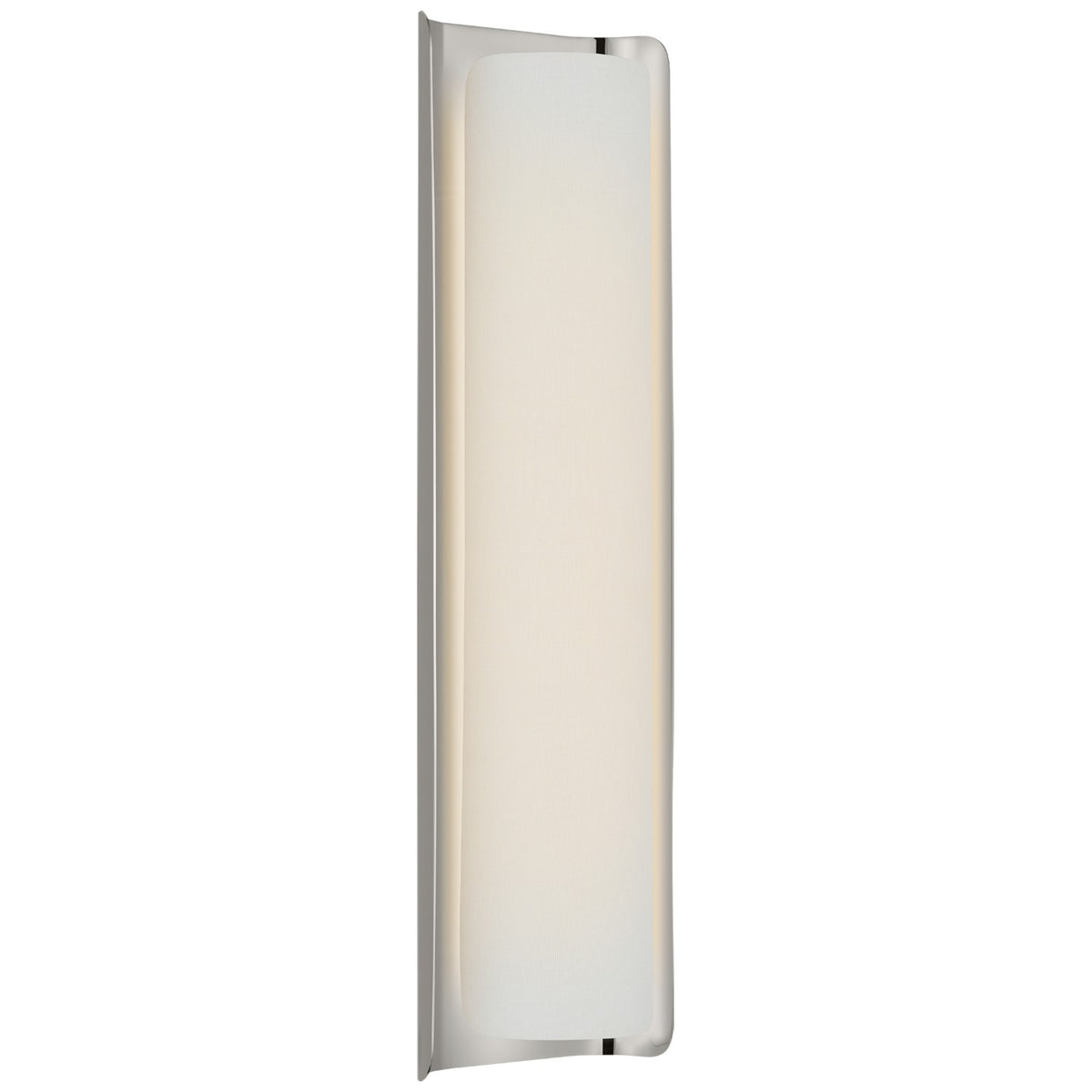 Visual Comfort Signature Canada - WS 2076PN/L - LED Wall Sconce - Penumbra - Polished Nickel and Linen