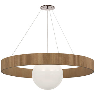 Visual Comfort Signature Canada - WS 5002PN/NO-WG - LED Chandelier - Arena - Polished Nickel and White Glass