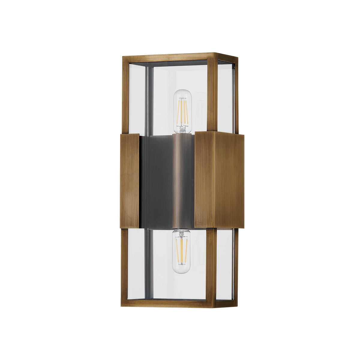 Troy Lighting Canada - B2913-PBR - Two Light Outdoor Wall Sconce - Santa Clara - Patina Brass