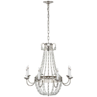 Visual Comfort Signature Canada - CHC 1426PN-SG - Eight Light Chandelier - Paris Flea Market - Polished Nickel