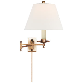 Visual Comfort Signature Canada - CHD 5101AB-L - One Light Swing Arm Wall Sconce - Dorchester3 - Antique-Burnished Brass
