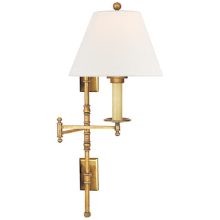 Visual Comfort Signature Canada - CHD 5102AB-L - One Light Swing Arm Wall Sconce - Dorchester3 - Antique-Burnished Brass
