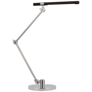 Visual Comfort Signature Canada - IKF 3506PN/BLK - LED Desk Lamp - Heron - Polished Nickel and Matte Black