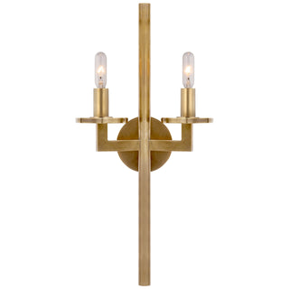 Visual Comfort Signature Canada - KW 2201AB - Two Light Wall Sconce - Liaison - Antique-Burnished Brass