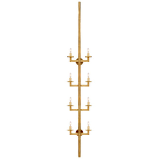 Visual Comfort Signature Canada - KW 2204AB - Eight Light Wall Sconce - Liaison - Antique-Burnished Brass