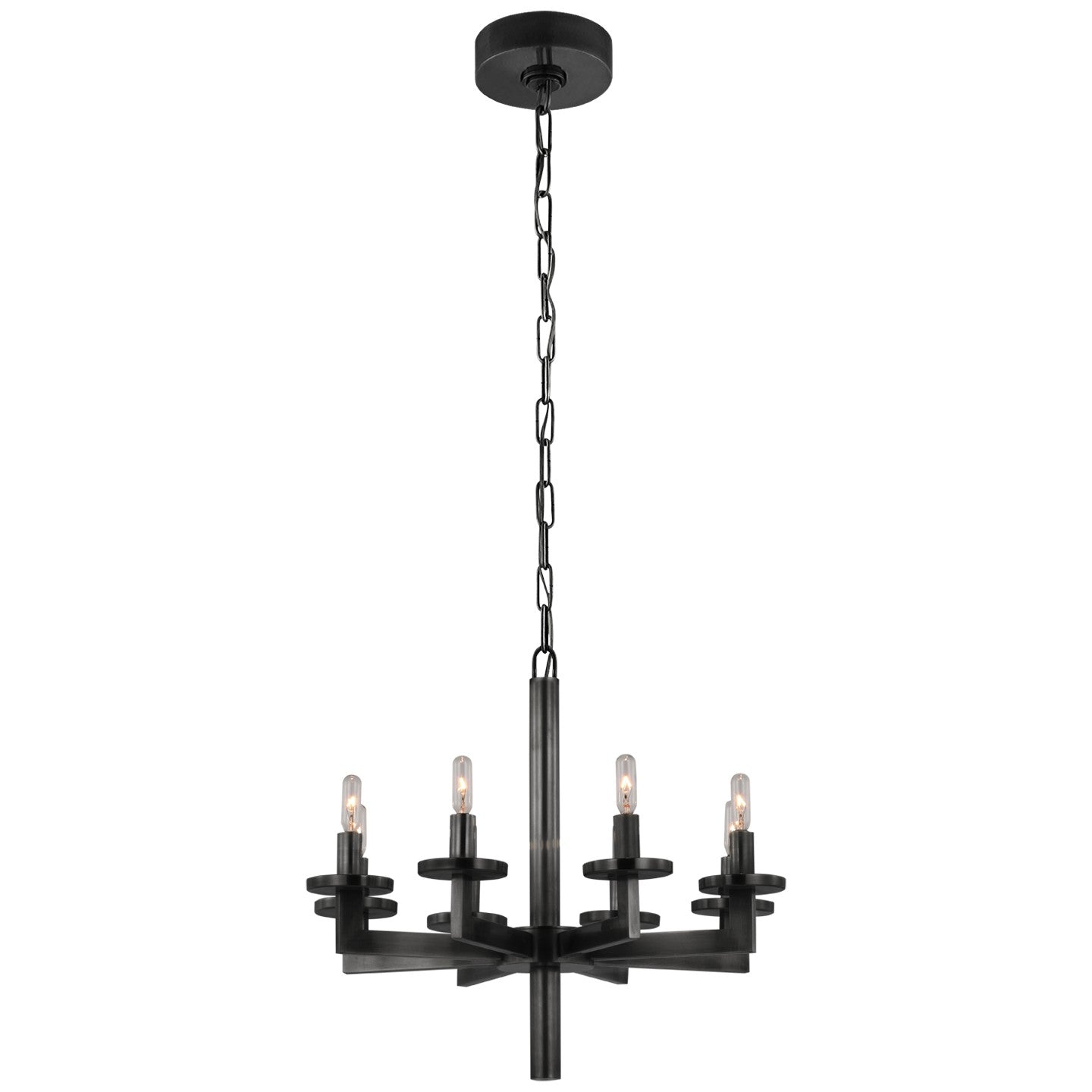 Visual Comfort Signature Canada - KW 5200BZ - Eight Light Chandelier - Liaison - Bronze