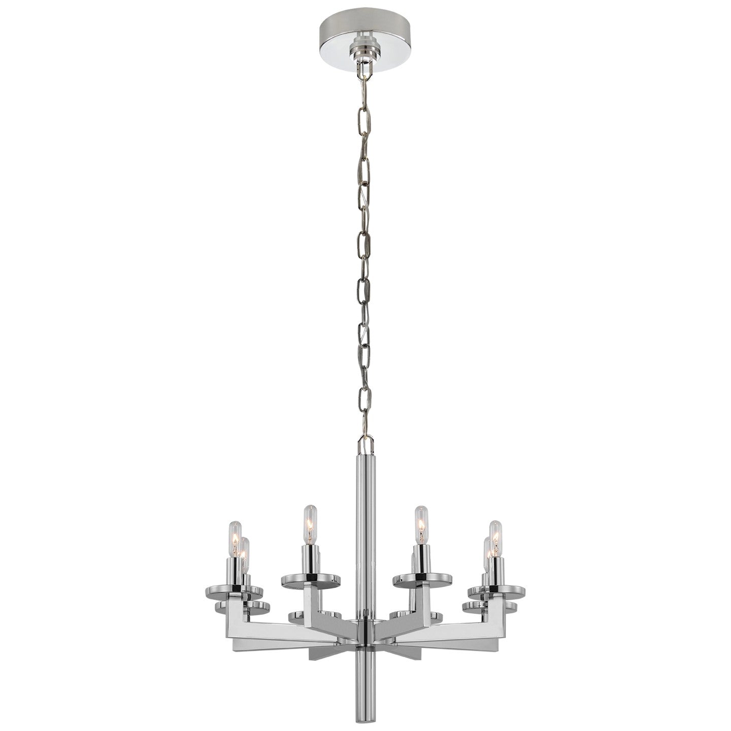 Visual Comfort Signature Canada - KW 5200PN - Eight Light Chandelier - Liaison - Polished Nickel